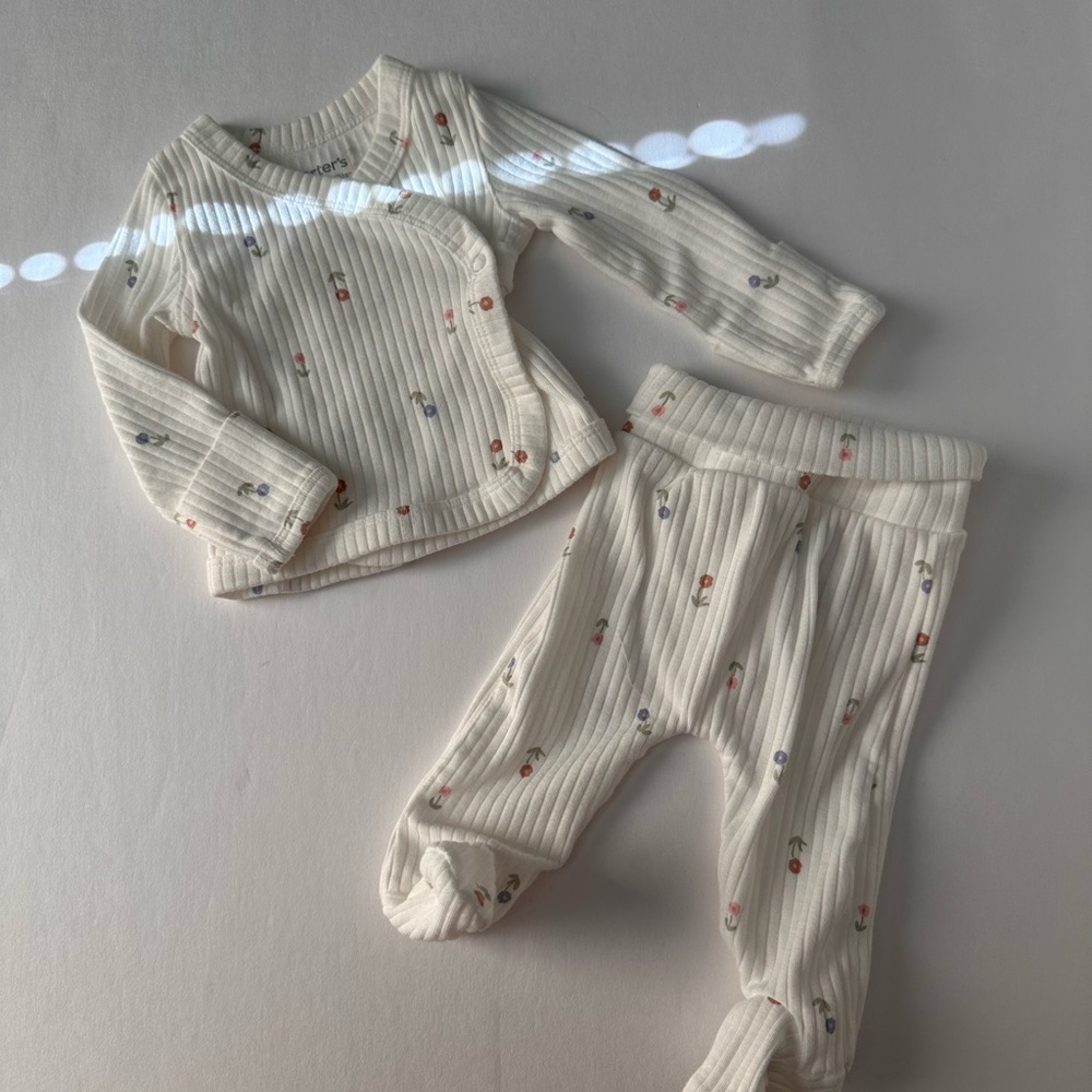 Carter's Just One You' Baby Girls' 2pcCardigan Set Newborn - Picture 3 of 4